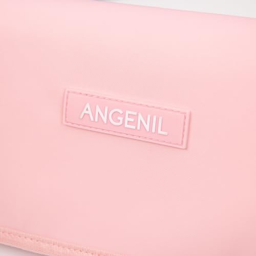ANGENIL Large Capacity Heat Mat Hot Hair Iron Tools Travel Bag, 2 in 1 Portable Organizer Bags with Large Heat Resistant Mat for Hair Straighteners, Curling Irons, Hot Air Brushes, Travel Essentials - Image 6