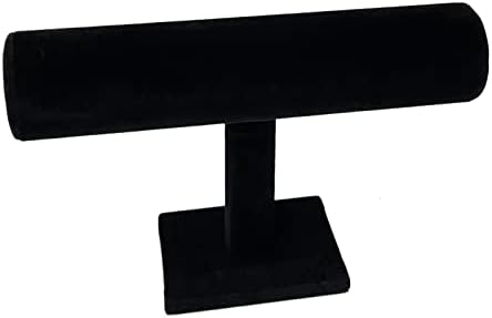 T-Bar Bracelet Holder,Bracelet Display Stand For Selling,Jewelry Organizer Watch Rack For Show (Black Velevt) - Image 4