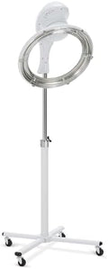 BarberPub 1100W Orbiting Hair Dryer Processor, Smart Panel White HDP01 by BarberPub
