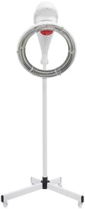 Orbiting Rotating Hair Processor,950 W Free-Stand Hair Dryer with Universal Wheels,Perm Processor Stand Hair Dyeing for Hair Care,Dyeing,Oil Treatment (White 1) by Unknown