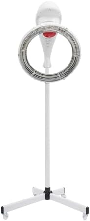 Orbiting Rotating Hair Processor,950 W Free-Stand Hair Dryer with Universal Wheels,Perm Processor Stand Hair Dyeing for Hair Care,Dyeing,Oil Treatment (White 1) by Unknown