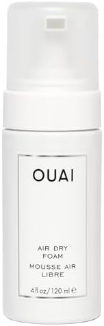 OUAI Air Dry Foam - Hair Mousse for Curly Hair & Beach Waves (4 oz) by OUAI