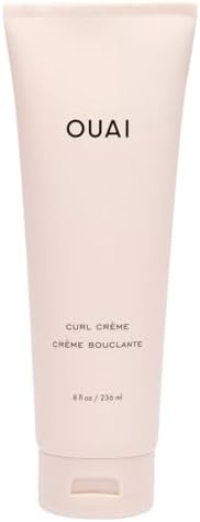 OUAI Curl Cream, Hydrating Curl Enhancer, Frizz Control & Definition, 8 Oz by OUAI
