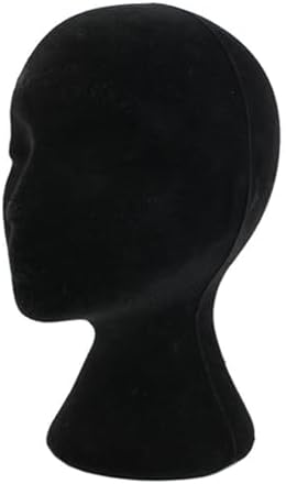 Foam Mannequin Head for Display,Wig Stand Hat Jewelry Holder by Shulemin