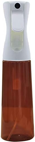 Amber Spray Water Bottle for Beauty Natural Hair Salon Mister Curly Plants Face Care Indoor Tools Continuous 360 Mist Misting Fine Large Supplies Tan Brown 10OZ by Unknown