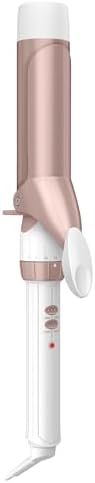 Conair Curling Iron, Double Ceramic, 1 1/2" Barrel, White/Rose Gold by conair
