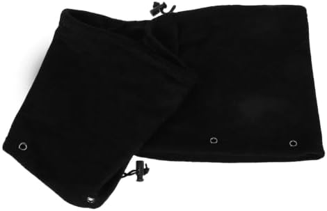 Black Fabric Drawstring Hair Dryer Head Cap for Processing by kichouse