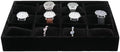 Jewelry Watch Tray Organizer Bracelets Display Case Holder, Black 12-Slots by XHMQYCMakesAllBetter%E2%80%94LetGo