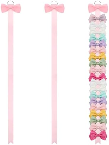 3pcs Pink Bow Holder for Girls Hair Bows, Pink Hair Bow Organizer for Girls by Unknown