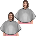 Short Barber Cape,Salon Apron for Hair Cutting Dye Coloring,Black by YELEGAI