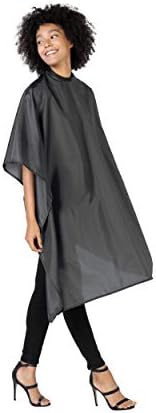 Betty Dain Whisper Hair Cutting & Styling Cape, 45" x 55", Black - Image 4