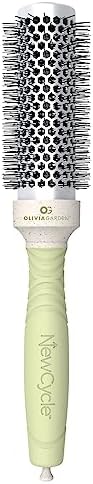 Olivia Garden NewCycle Round Thermal Hair Brush (not Electrical) with Ceramic Barrel, Ionic Technology and Made from 100% Recycled Material (Except bristles) by Unknown
