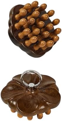 Wooden Scalp Massage Comb, Bamboo Scalp Massager for Hair Growth Routine by Unknown