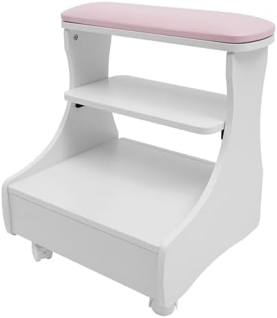 Pedicure Foot Rest Trolley with Wheels and Drawer by Uphilltool