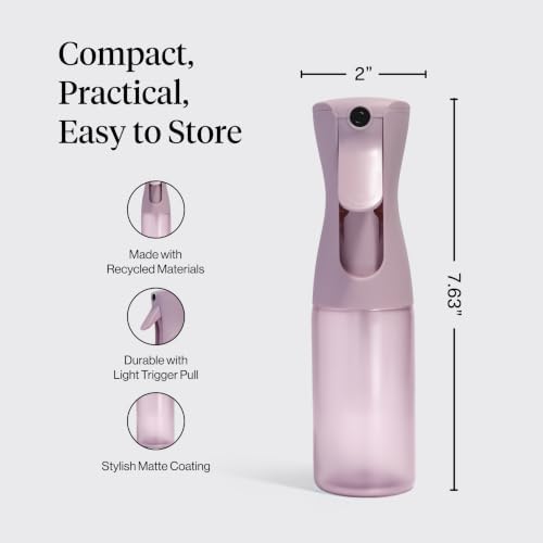 Kitsch Large Continuous Spray Bottle for Hair – Soft Violet, 180ml - Image 4