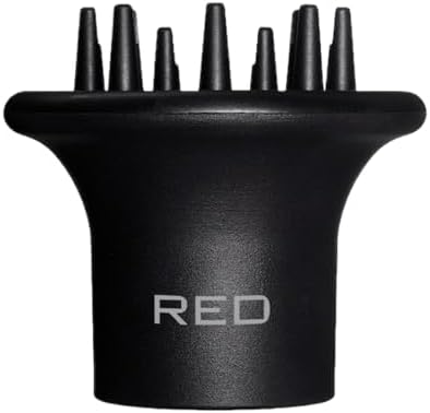 Red by Kiss Hair Dryer Diffuser, Heavy Duty Rubber Grip, Long Prongs for Volume & Root Drying, Compact Design Fits Most Dryers for Fast Drying & Shine Boost and Bouncy Curls - Image 6