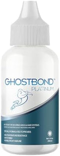 GHOSTBOND Platinum Water Resistant Wig Glue for Extreme Heat - 1.3oz - Hair Replacement Adhesive for Poly and Lace Wigs. Invisible Bonding Hair Adhesive - Strong Hold Lace Front Glue by ProfessionalHairLabs%E2%84%A2