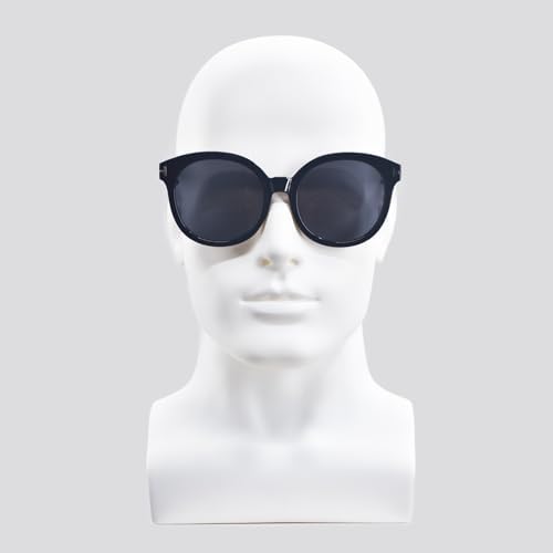 Male Mannequin Head Professional Manikin Head for Display Wigs Hats Headphone Mask Sunglasses Jewelry and Scravat Display Stand (L90-yabai) - Image 4