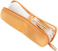 Cotton Round Swab Travel Case, 2-in-1 Beauty Organizer Peach Glow by VisFresh