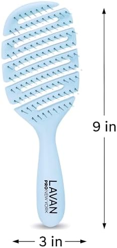 Flex Detangling Hair Brush (BABY BLUE) - Image 6