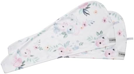 Turbie Twist Microfiber Hair Towel, Watercolor Floral (2 Pack) - Image 2
