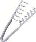 2-in-1 Texture Comb, Volumizing Wide & Fine-Toothed Hair Comb - Anti-Frizz Fluffy Styling Tool for Men Women, Portable Lightweight Design with Non-Slip Grip, Suitable for All Hair Types (1 Pack, Grey) by YRAKOZIN