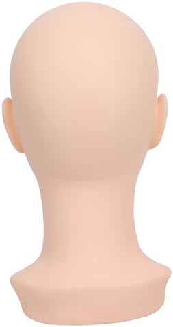 Female Life Size Bald Mannequin Head Professional Cosmetology for Wig Making, Display Wigs,Glasses,Eyeglasses, hairs, T pins,with Free Clamp - Image 4