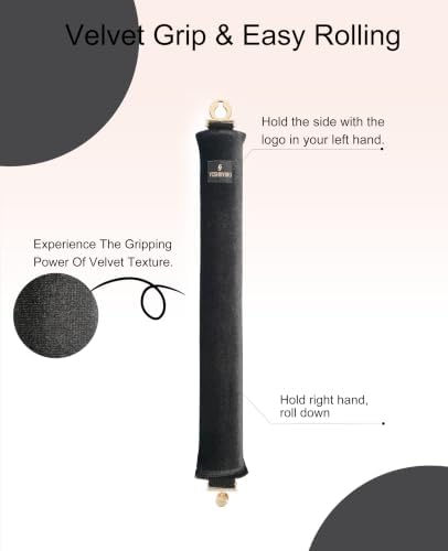 YOSHUYUKI Classic Heatless Curls Overnight Rods No Heat Hair Curlers Curling Iron Jumbo Flexi Rods Large Foam Hair Rollers for Long Hair to Sleep in with Satin Scarf Styling Tools Black - Image 5