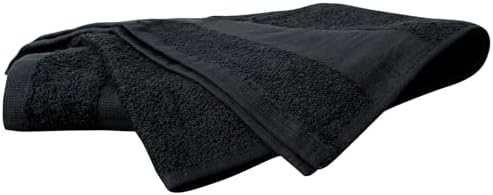 ForPro Premium Bleach Tough Salon Towels, 12ct, Black, 27" L x 16" W - Image 2