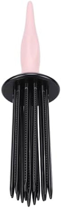 Curling Roll Comb for Curly Hair - 17 Teeth Curl Defining Brush with NonSlip Grip, Volumizing Styling Tool for Fluffy Hair, Gentle & Portable Curler Comb by SENECESLI