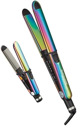 BaBylissPRO Nano Titanium Prima Ionic Hair Straightener – Professional Flat Iron & Curling Iron in One for Stylists, Pro Styling Hair Tool by Unknown