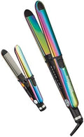 BaBylissPRO Nano Titanium Prima Ionic Hair Straightener – Professional Flat Iron & Curling Iron in One for Stylists, Pro Styling Hair Tool by Unknown