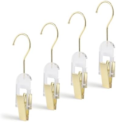 Acrylic Hair Extension Hanger 4Pcs Wig Clips for Salon & Home Hair Storage and Organization 2 In 1 Wig Display Stand with Silicone Protection by Unknown