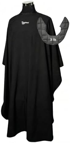 3lb Kids Cape (Ages 8–13) – Weighted Hair Cutting Barber Cape with Elastic Collar, Waterproof Salon Cape for Added Comfort, Perfect for Barber & Hairstylist (52 x 36 in) by Unknown