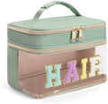 Fasrom Double Layer Hair Accessories Organizer, Preppy Makeup Bag for Girls by Fasrom