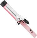 vodana GlamWave Ceramic Hair Curler 1.6 inch - Shiny & Damage-Free Natural Waves with All-Day Hold | Advanced Double Ceramic Coating with Rapid Instant Heat, Pink by vodana