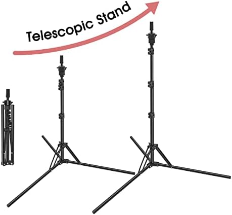 Mannequin Head Stand, Upgrade Foldable Wig Stand Tripod for Cosmetology Hairdressing Training, Metal Adjustable Wig Head Stand with Wig Caps, T-Pins, Comb, Hair Clips - Image 4