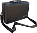 professional leather barber case black Makeup Stylist Train clipper case Hair Salon barber box． by NNITEK