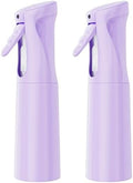 IMPORX Continuous Spray Bottle for Hair 2 Pack (10.1oz/300ml) Purple by IMPORX
