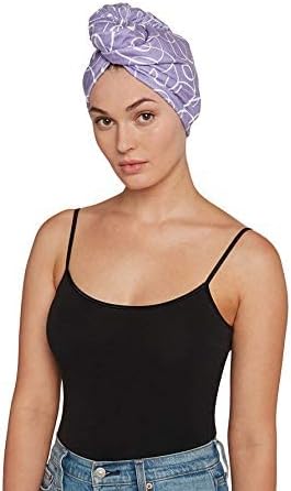 Turbie Twist Microfiber Hair Towel Wrap for Women and Men | 2 Pack | Bathroom Essential Accessories | Quick Dry Hair Turban for Drying Curly, Long & Thick Hair (Purple Signature) - Image 3