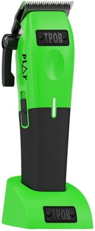 TPOB Play Barber Hair Clippers for Men 7500 RPM with Rubber Grips (Green) - Image 3