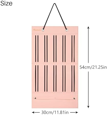 PACMAXI Baby Girl Hair Bows Holder, Hair Clips Storage Hanger For Ribbons - Image 6