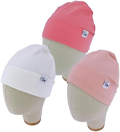 Jersey Beanie Hat for Newborn Baby Boys Girls Silky Satin Lined Hats Bonnet Toddler Infant Little Kids Beanies Caps - Image 2