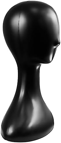 SereneLife Professional Mannequin Head, Durable Multi-purpose Women Model Wig Stand Display, Suitable for Shaping and Displaying Hats, Hair Pieces, Wigs, Accessories and Jewelry by SereneLife