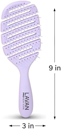 Flex Detangling Hair Brush (Purple) - Image 6