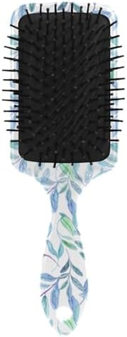 Aqua Foliage Hair Brush, Soft Bristles Detangling Brush - Detangler Hairbrush Glides Through Tangles For All Hair Types (Wet Dry & Damaged Hair) - Image 2