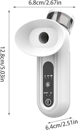 2 Eye Mist Steam Sprayer, Nano Mist Sprayer for Dry Eyes & Face Warm Compress Rechargeable Facial Mist Relief Dry Eyes Facial Mist for Moisturizing & Soothing - Image 5