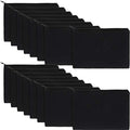 meekoo 16 Pcs Blank Canvas Zipper Pouch Pencil Bag Bulk, L, Black by meekoo