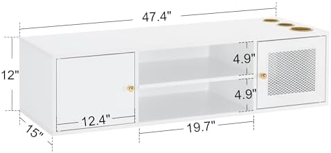 Wall Mount Salon Station for Hair Stylist Barber Stations 2501(White) - Image 3