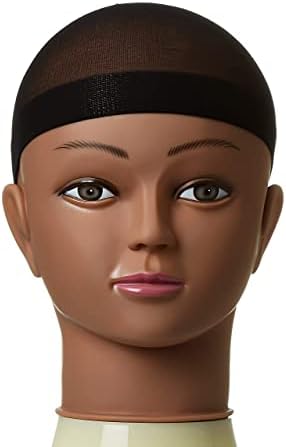 Red by Kiss Stocking Jumbo Wig Caps - 2PCS Black - Image 4
